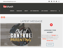 Tablet Screenshot of baywestchurch.com